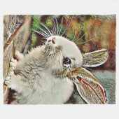 Couverture Polaire lapin toony (Devant (Horizontal))