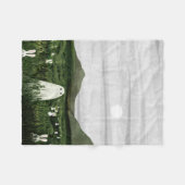 Couverture Polaire Lapins blancs (Devant (Horizontal))