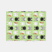 Couverture Polaire Lapins de Kawaii Bunny (Devant (Horizontal))