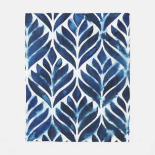 Couverture Polaire L'aquarelle de cobalt couvre de tuiles IV