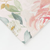 Couverture Polaire L'aquarelle féminine rougissent crèche de bébé de (Coin)