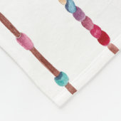 Couverture Polaire L'aquarelle peinte à la main Dreamcatcher perle la (Coin)