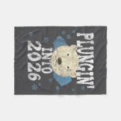 Couverture Polaire Lar Bear Plunge - Plungin' Into 2026 New Year Cold (Devant (Horizontal))