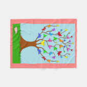 Couverture Polaire L'arbre aux papillons (Devant (Horizontal))