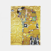 Couverture Polaire L'arbre de vie (détail), Klimt (Devant)