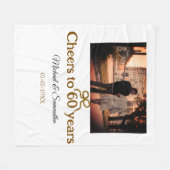 Couverture Polaire L'arc d'or applaudit à 60 ans de mariage (Devant (Horizontal))