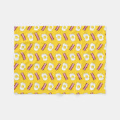 Couverture Polaire Lard et oeufs jaunes (Devant (Horizontal))