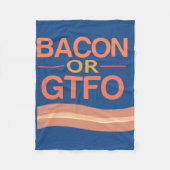 Couverture Polaire Lard ou GTFO (Devant)