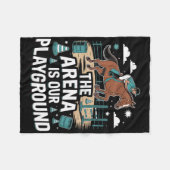Couverture Polaire L'Arena Est Notre Aire De Jeux Équestre (Devant (Horizontal))