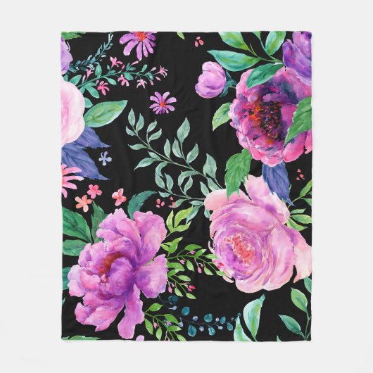 Couverture Polaire Large Peony (Devant)