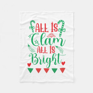Couverture Polaire L'Art De Noël Tout Est Lumineux