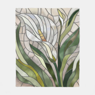 Couverture Polaire L'art mosaïque de Calla Lily