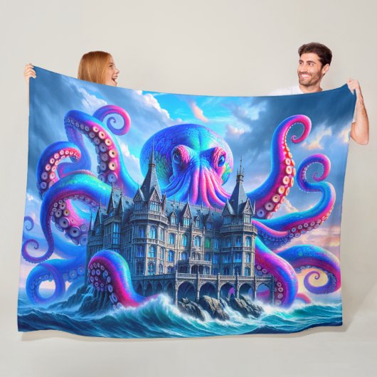 Couverture Polaire L'art octopique (En situation)