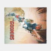 Couverture Polaire L'Art Théâtral De La Grotte Des Goonies (Devant (Horizontal))