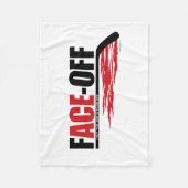 Couverture Polaire L'As Face-Off (Hockey) (Devant)