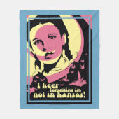 Couverture Polaire L'Assistant D'Oz™ | Je ne suis pas au Kansas (Devant)