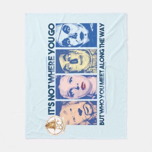 Couverture Polaire L'Assistant D'Oz™ | Qui Vous Rencontrez En Chemin (Devant)