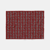 Couverture Polaire L'astrologie couvre des cadeaux d'horoscope - (Devant (Horizontal))