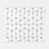 Couverture Polaire L'astronaute Fleece Blanket (Devant (Horizontal))