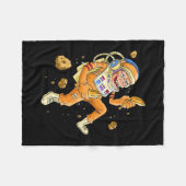 Couverture Polaire L'astronaute Monkey Space (Devant (Horizontal))