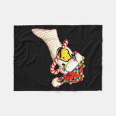 Couverture Polaire Latch Hook Faux Yarn Funny Goose Christmas Crochet (Devant (Horizontal))