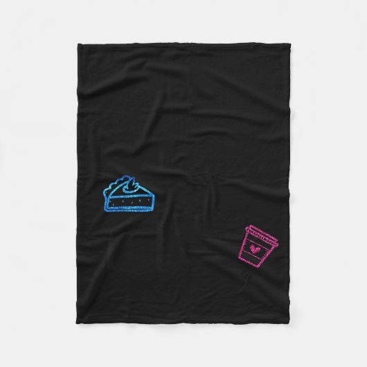 Couverture Polaire Lates I Thought You Said E And Lattes Funny Fitnes (Devant)