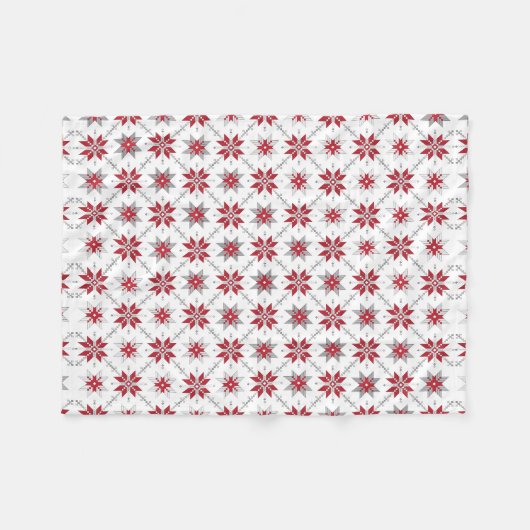 Couverture Polaire Latvian Morning SUN motif géométrique V (Devant (Horizontal))