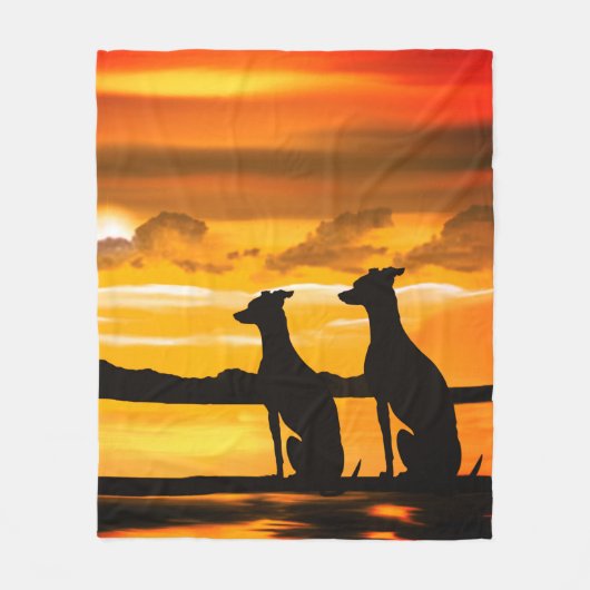 Couverture Polaire L'aube du lévrier (Devant)