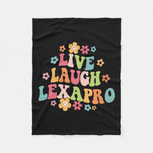 Couverture Polaire Laugh Lexapro Thérapiste Super en santé mentale An
