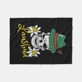 Couverture Polaire Lausbua Bavaria Crâne Costumes bavarois (Devant (Horizontal))