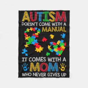 Couverture Polaire L'autisme ne vient pas avec un ruban de puzzle man