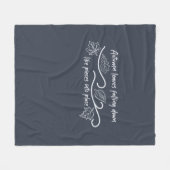 Couverture Polaire L'automne laisse tomber comme des morceaux (Devant (Horizontal))