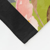 Couverture Polaire LAVAGE EN noir clair - Chien de Chow bleu (Coin)