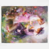 Couverture Polaire Lavande (Devant (Horizontal))