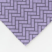 Couverture Polaire Lavande à squelette (Coin)