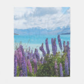 Couverture Polaire lavande sur le lac (Devant)