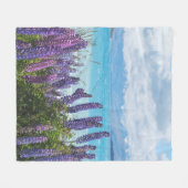 Couverture Polaire lavande sur le lac (Devant (Horizontal))