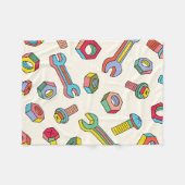 Couverture Polaire Lave-linge et vis motif sans soudure (Devant (Horizontal))