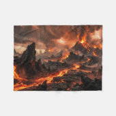 Couverture Polaire Lave volcanique (Devant (Horizontal))