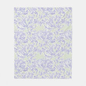 Couverture Polaire Lavender Agapanthus Flower Sage Green (Devant)