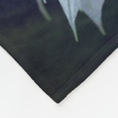 Couverture Polaire Lavender Clematis Fleur Abstraite Personnalisée (Coin)