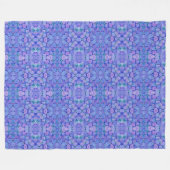 Couverture Polaire Lavender Hydrangea motif Larage Fleece (Devant (Horizontal))