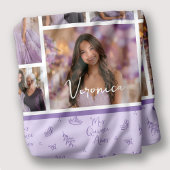 Couverture Polaire Lavender Mis Quince Años Quinceanera