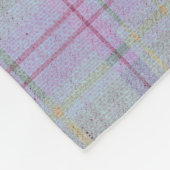 Couverture Polaire Lavender Plaid Cabin Harmony  (Coin)