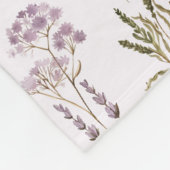 Couverture Polaire Lavender Sprigs (Coin)