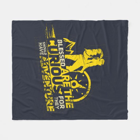 Couverture Polaire L'aventure c'est appeler Randonnée Gag (Devant (Horizontal))