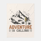 Couverture Polaire L'aventure est en train d'appeler (Devant)
