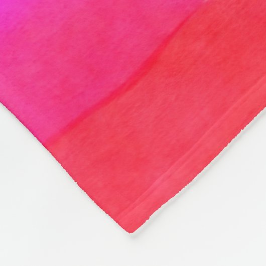 Couverture Polaire Laver de peinture à l'aquarelle (Coin)