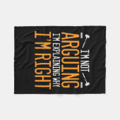 Couverture Polaire L'Avocat Explique Pourquoi J'Ai Raison (Devant (Horizontal))