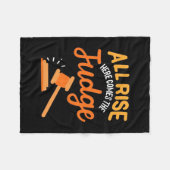 Couverture Polaire L'Avocat Monte Ici Le Juge (Devant (Horizontal))